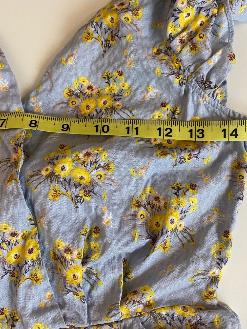 Happy x Nature 🌻by Kate Hudson Ruffle Jumpsuit Sz 0 - Picture 7 of 12